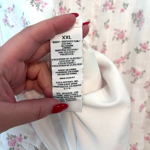 NWOT Celebrity Coquette Floral Midi Dress Size XXL Juniors - Picture 10 of 10